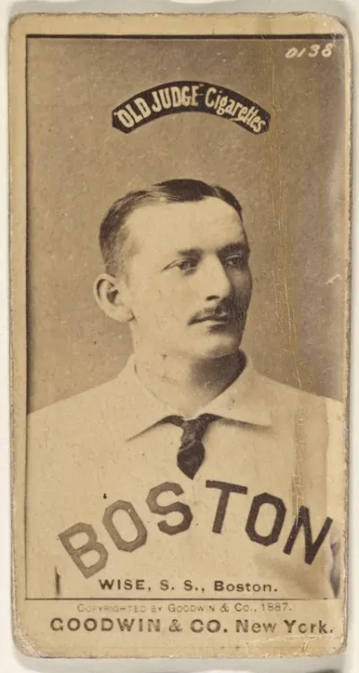 Wise, Shortstop, Boston, from the Old Judge series (N172) for Old Judge Cigarettes