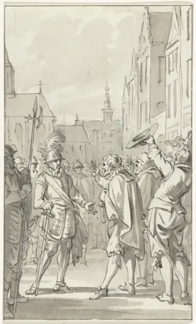 Witte van Haamstede vertoont zich in Haarlem in wapenrusting, 1304