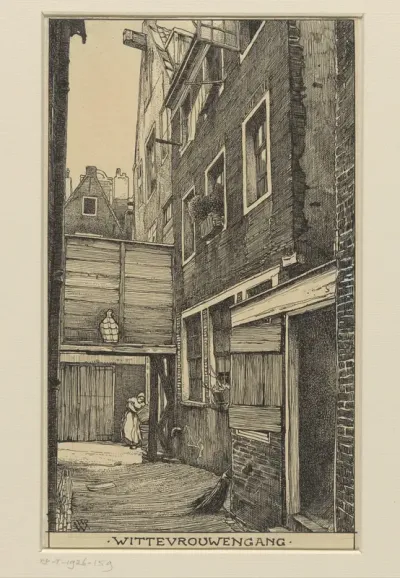 Wittevrouwengang te Amsterdam