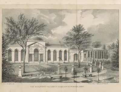 Woburn Abbey from "History and description of Woburn and its Abbey ... Six plates".