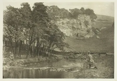 Wolfscote Bridge and Franklyn Rock, Beresford Dale