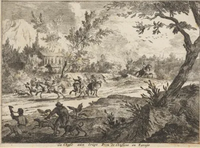 Wolvenjacht bij Conflans, Savoie