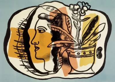 Woman and Flower-Pot