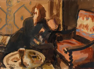 Woman at a Table