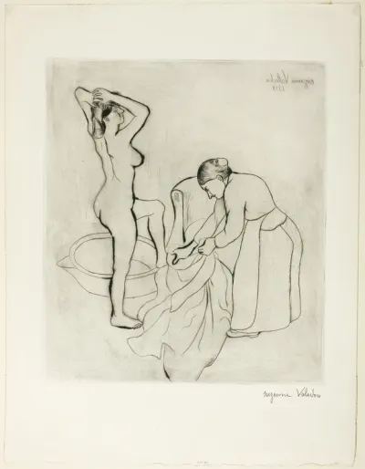 Woman at Her Bath
