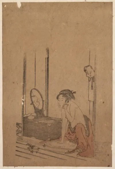Woman Bathing
