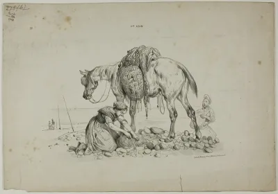 Woman Beside Horse