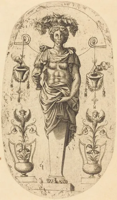 Woman Carrying a Basket on Her Head