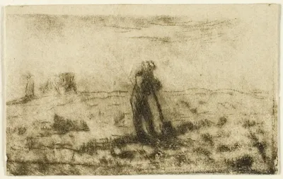 Woman Hanging Out Clothes