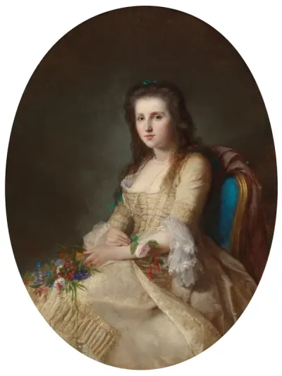 Woman in 18th Century Dress