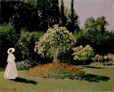 Woman in a Garden