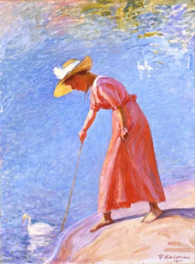 Woman in a Red Dress