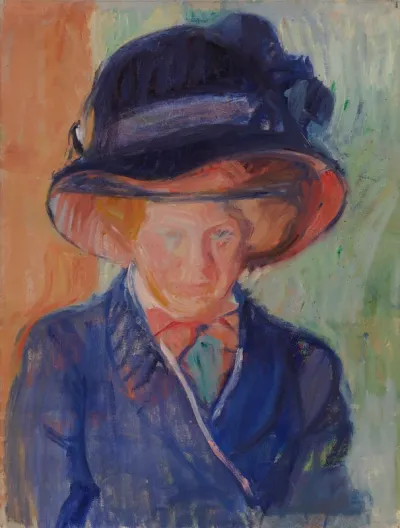 Woman in Blue (Helga Nordström)