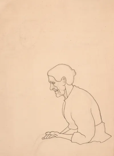 Woman in Side Profile