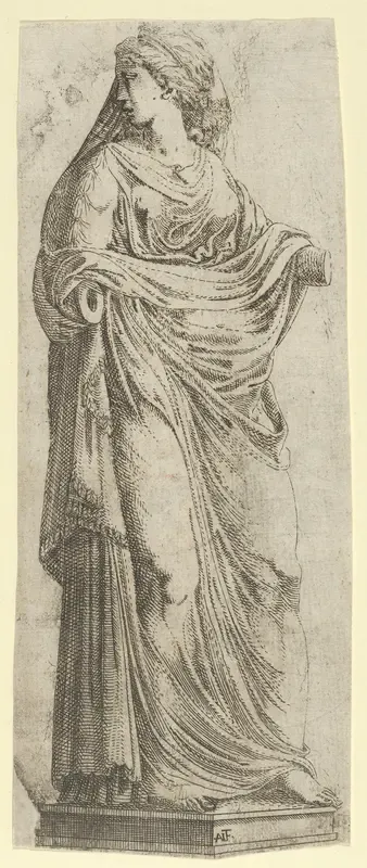 Woman Looking over Her Shoulder