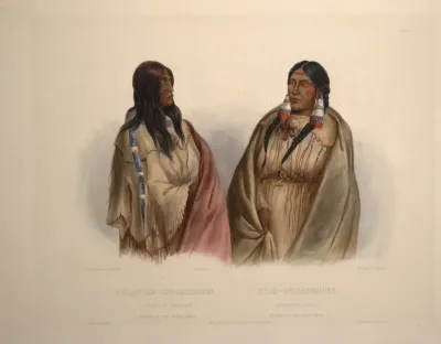 Woman of the Snake Tribe, Woman of the Cree Tribe