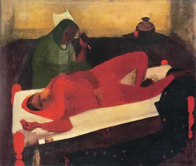 Woman on Charpoy