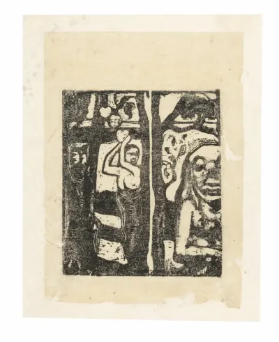 Woman Picking Fruit and Oviri