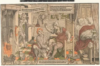 Woman Puts on the Trousers