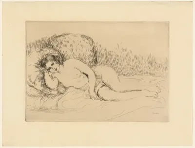 Woman Reclining, to the Left