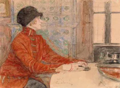 Woman Seated at a Table