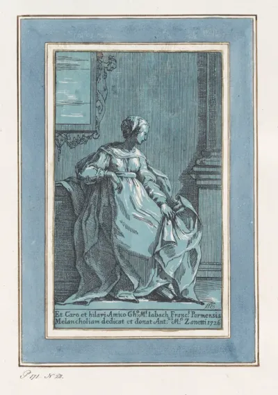 Woman Seated in Room (Melancholy)