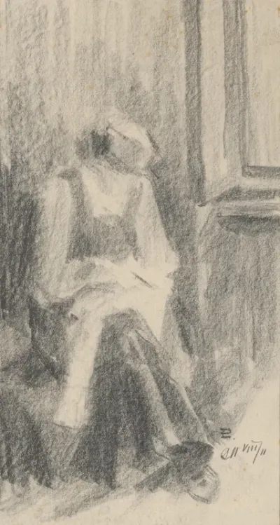 Woman Sewing