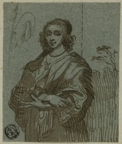 Woman Three-Quarter Length with Crossed Arms