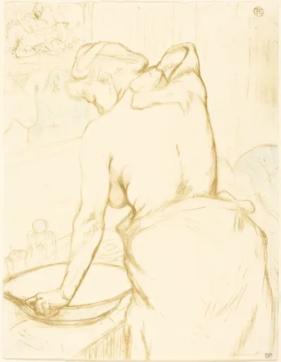Woman Washing Herself (Femme qui se lave)