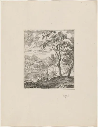 Woman with a Donkey Driver