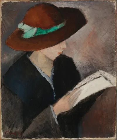 Woman with a hat