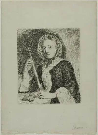 Woman with a Parasol (Mrs. Friedrich Christian Glume, Sister-in-Law of the Artist)