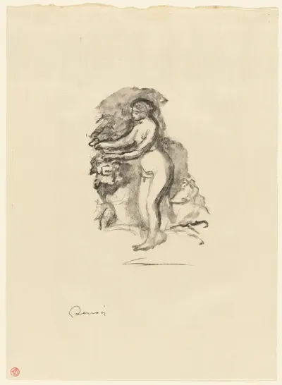 Woman with Grapevine