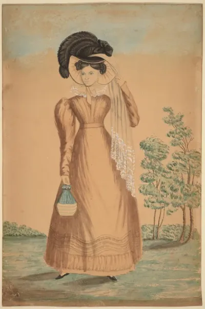 Woman with Plumed Hat