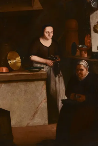 Women at work in the kitchen