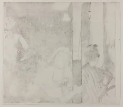 Women in Front of a Café, Evening