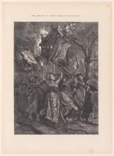 Women of Montmartre, from "The Graphic," vol. 3