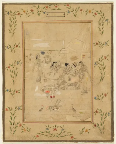 Women playing at cross-dressing