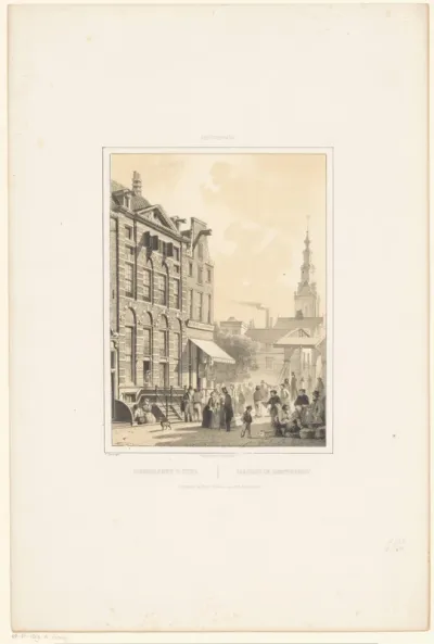 Woning van Rembrandt te Amsterdam