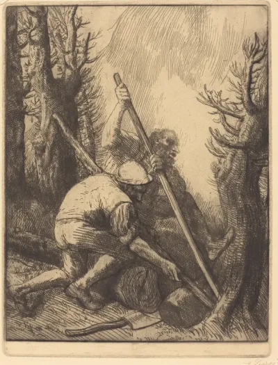 Woodcutters, 3rd plate (The Woodcutters)