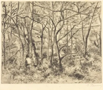 Wooded Landscape at L'Hermitage, Pontoise (Paysage sous bois, a L'Hermitage, Pontoise)