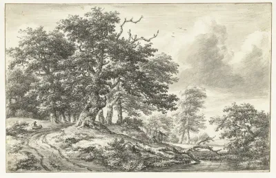 Wooded Landscape with a Pond
