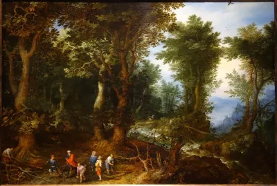 Wooded Landscape with Abraham and Isaac