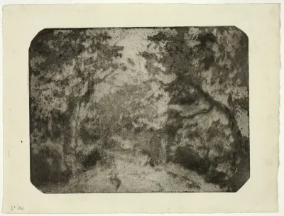 Wooded Lane at Pontoise