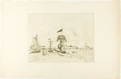 Wooden Pier, Honfleur Port