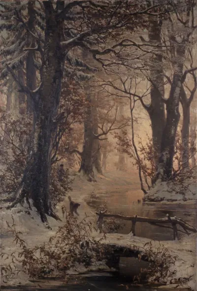 Woodland in the Snow