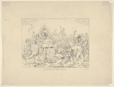 Worship of the North (from Confederate War Etchings)