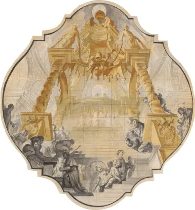 Worshippers at the Tomb of Saint Peter