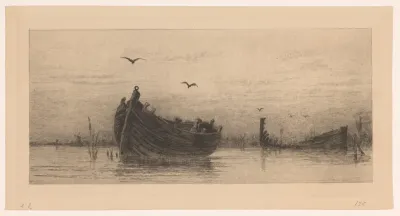 Wrakken van boten in de Biesbosch