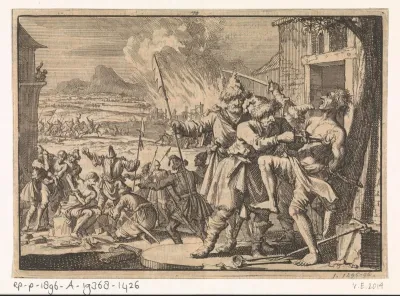 Wreedheden tegen de bevolking in Neder-Oostenrijk begaan door Poolse kozakken in dienst van de keizer, 1620